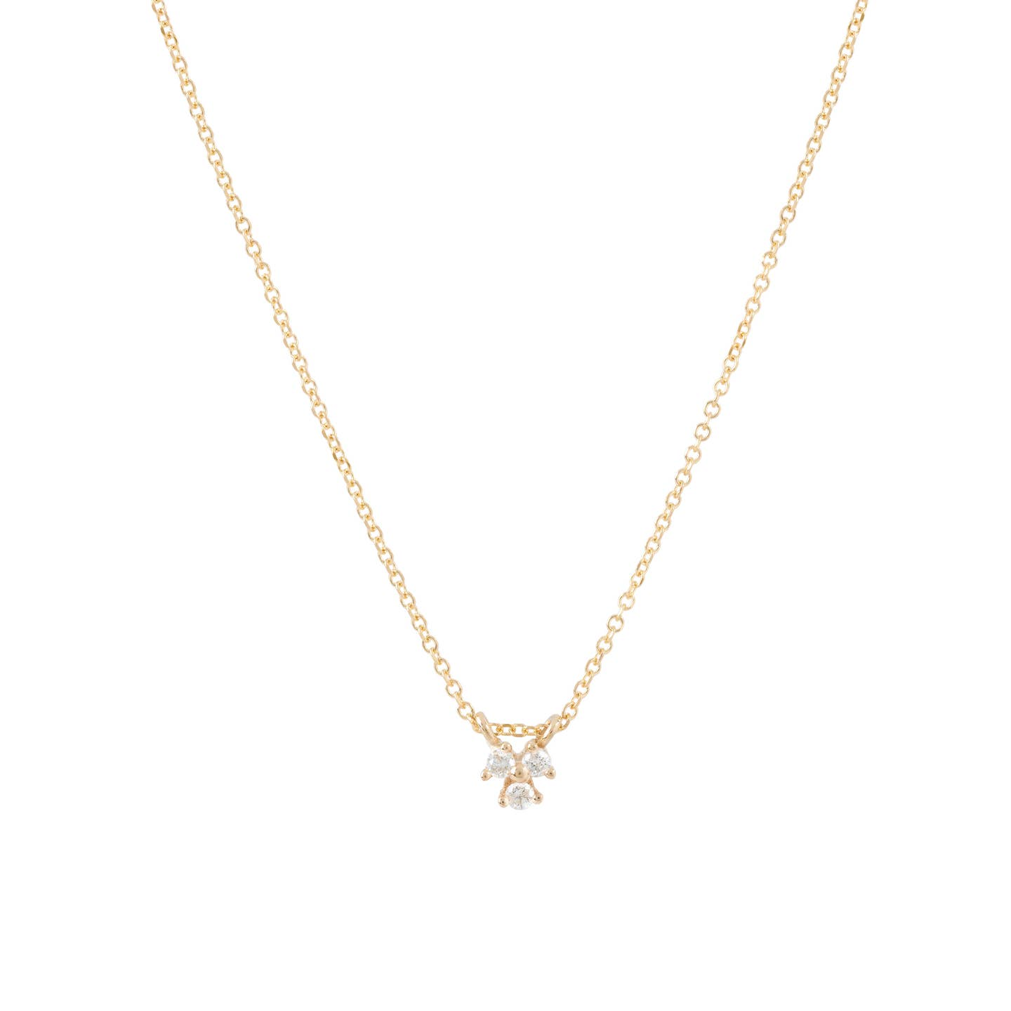 Three Diamonds Necklace