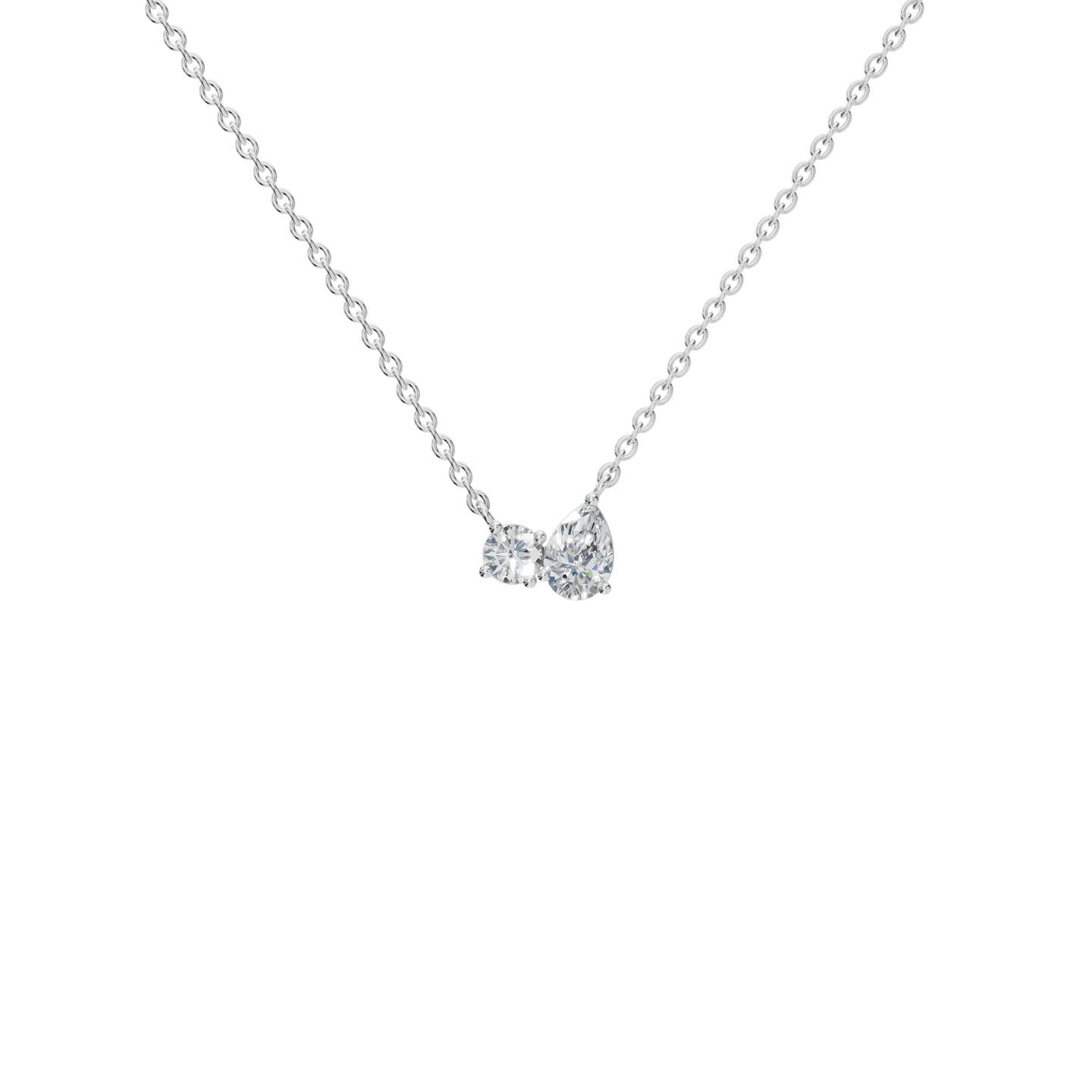 Toi & Moi Diamond Pendant