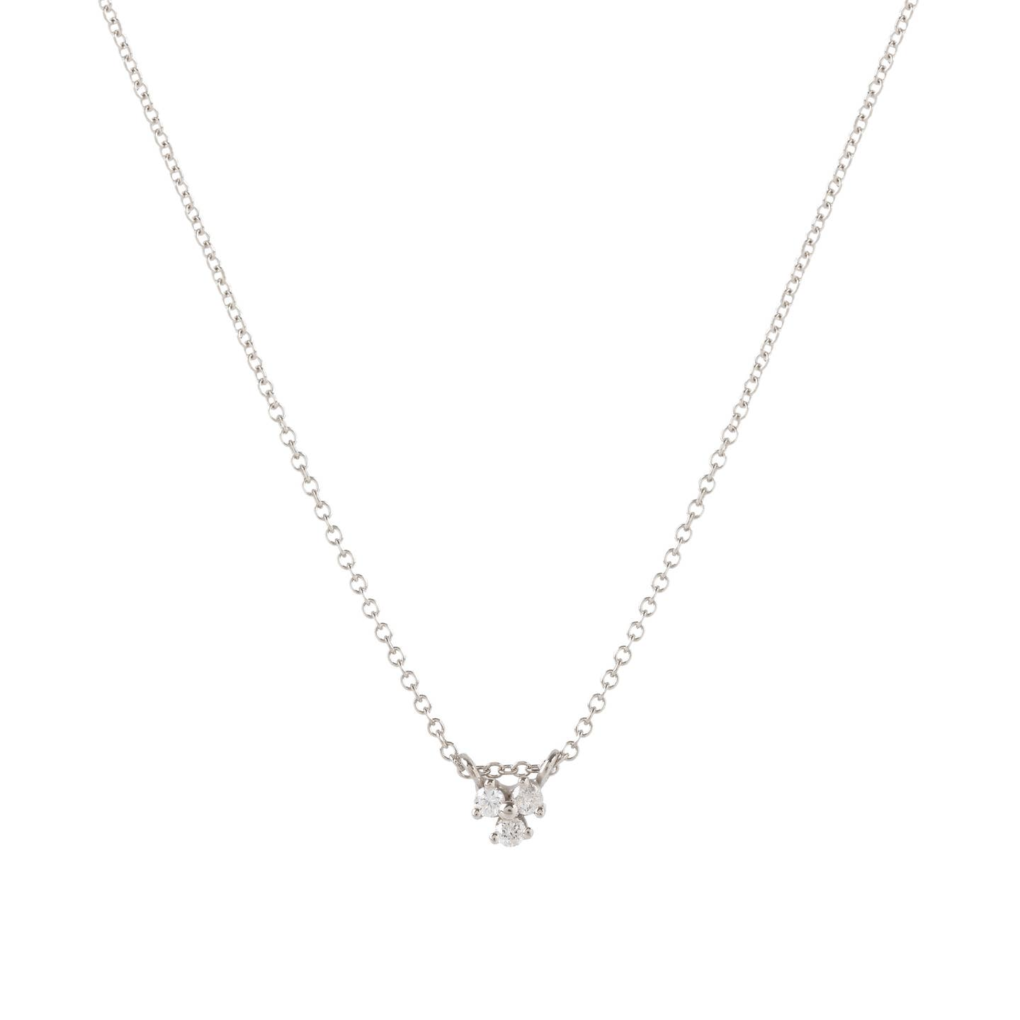 Three Diamonds Necklace