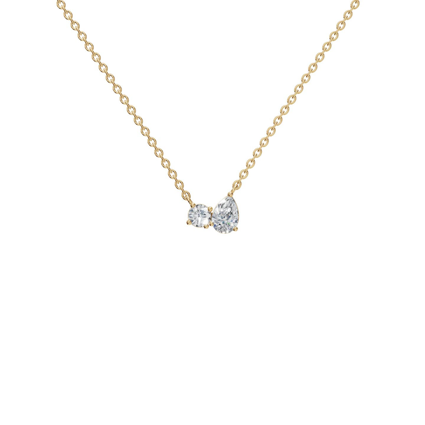 Toi & Moi Diamond Pendant