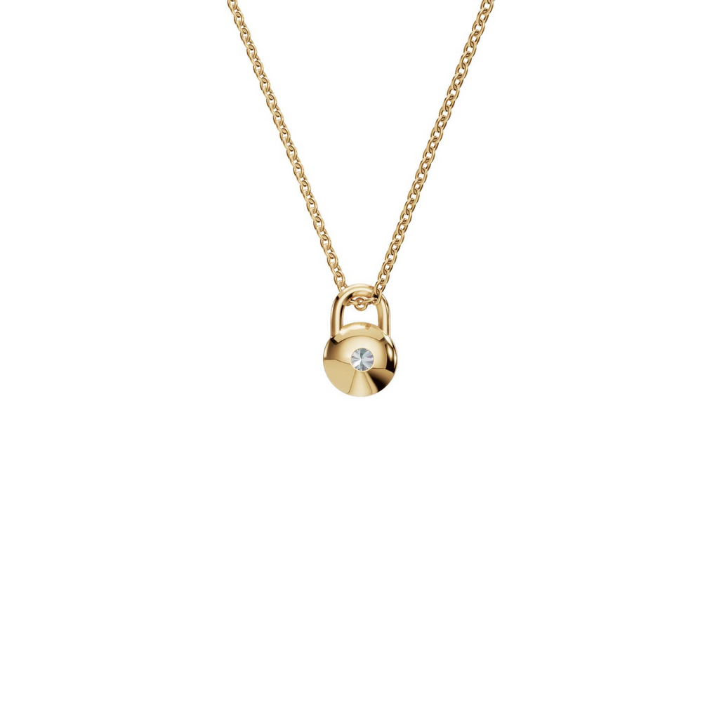 Lock Diamond Pendant