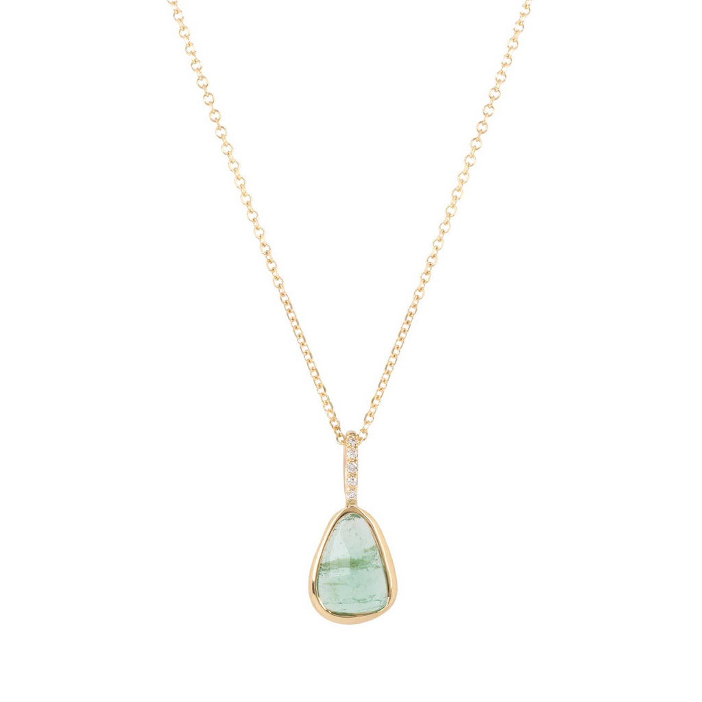 Emerald & Diamond Necklace