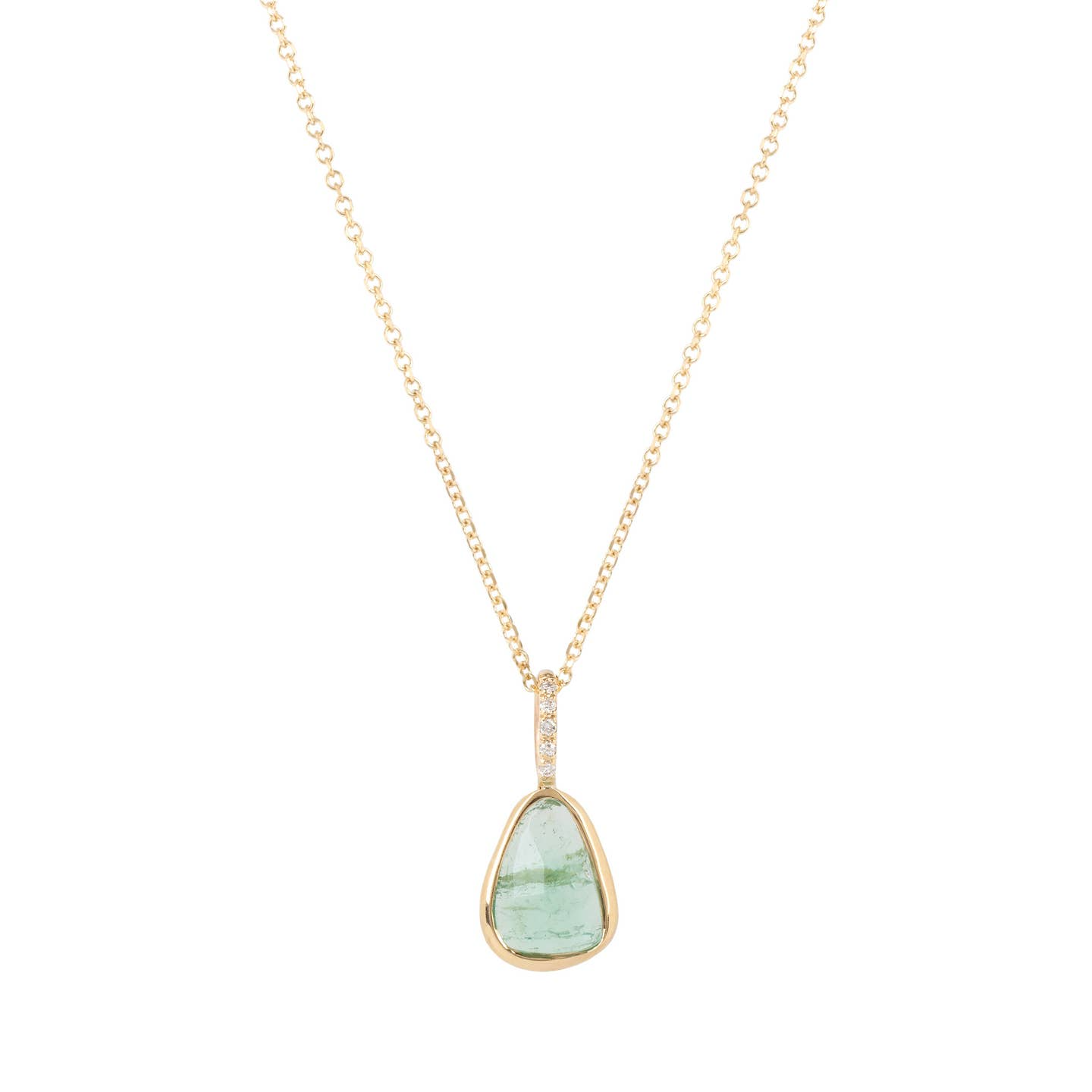 Emerald & Diamond Necklace