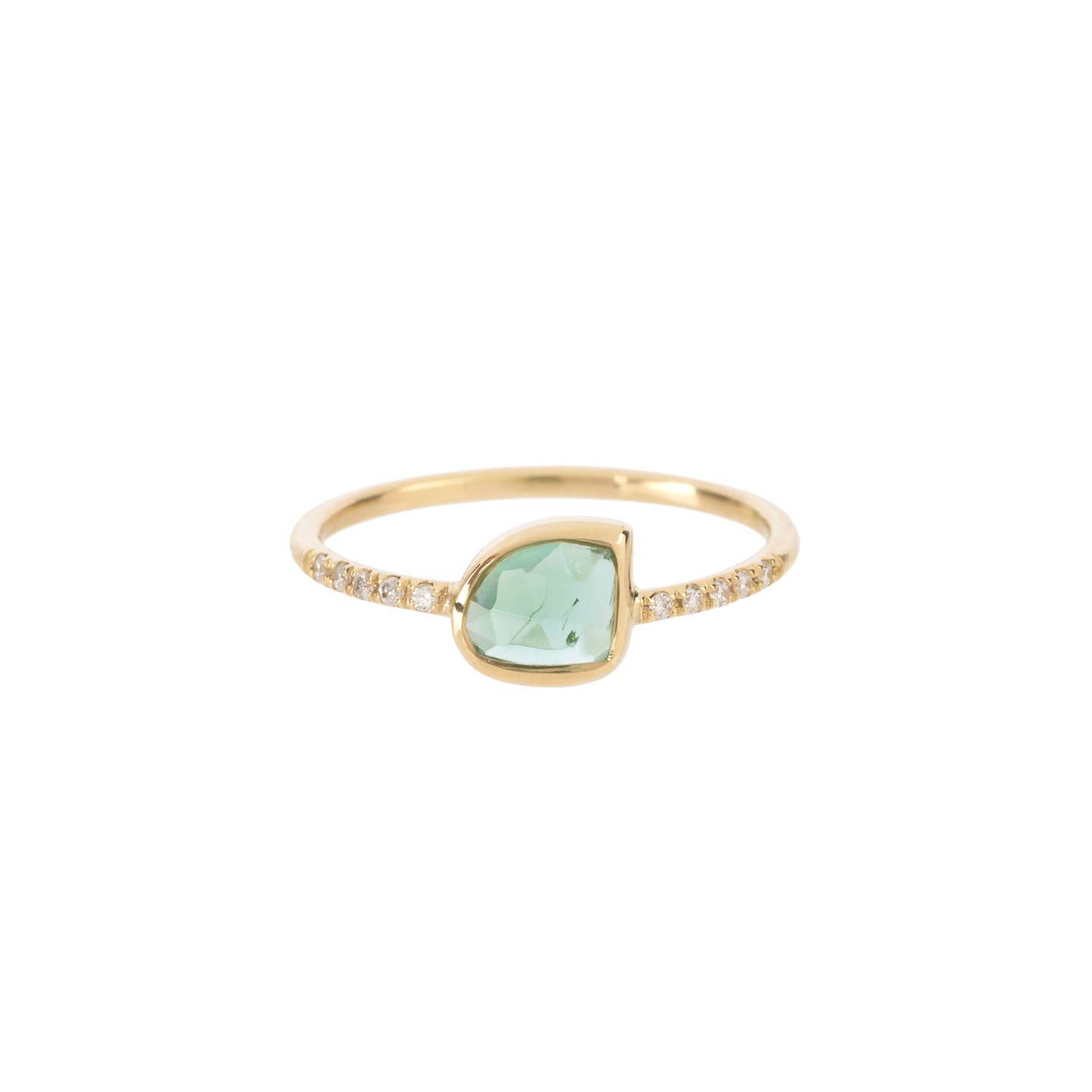 Tourmaline & Diamond Ring